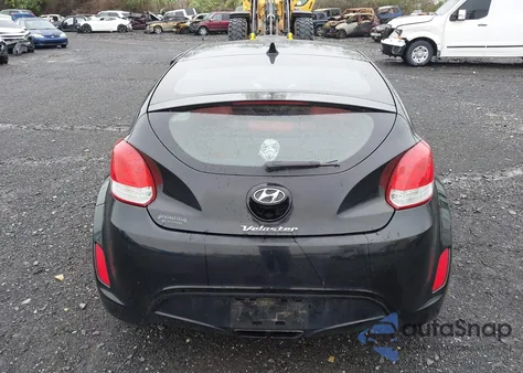 2012 Hyundai Veloster Base W/Red/Black из США, поврежденный, VIN KMHTC6AD0CU080630